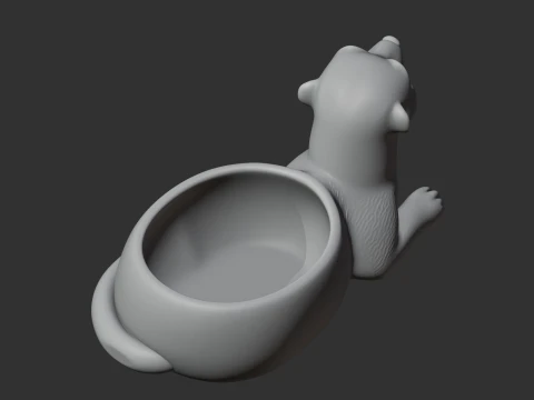 Meerkat Bowl 3D Model