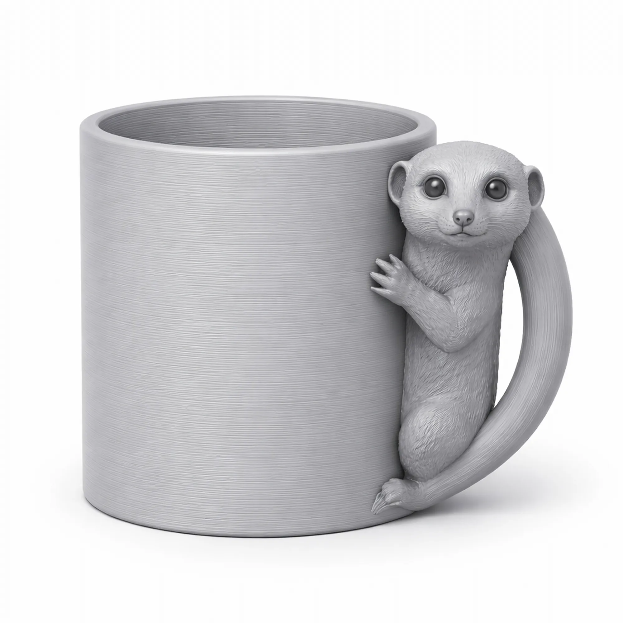 Meerkat Mug 3D Model .c4d .max .obj .3ds .fbx .stl .blend 