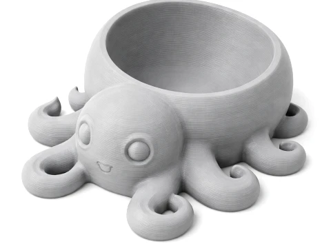 Octopus Bowl 3D Model