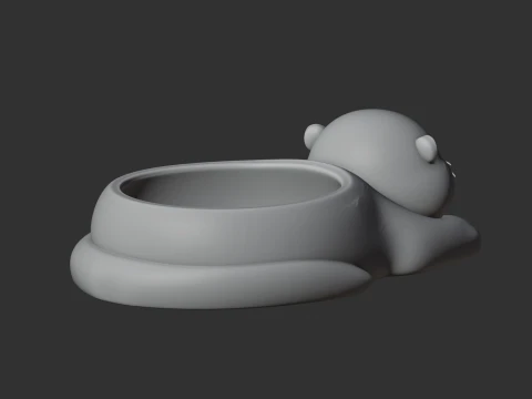 Otter Bowl 3D Model