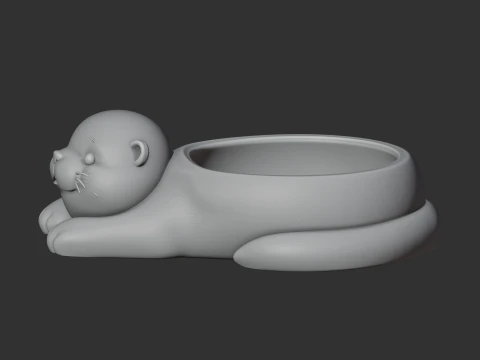 Otter Bowl 3D Model