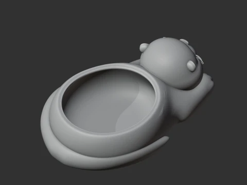 Otter Bowl 3D Model