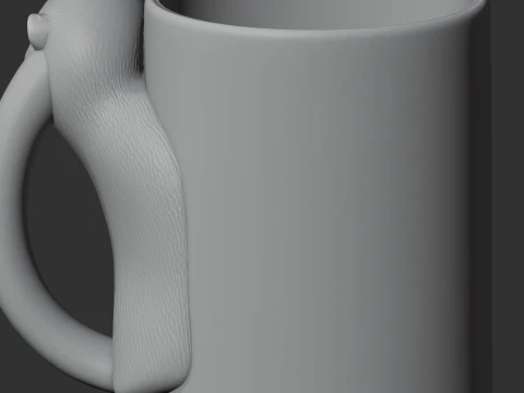 Otter Mug 3D Model