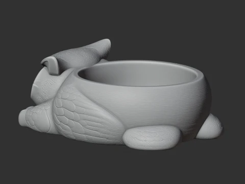 Owl Bowl 3D Model