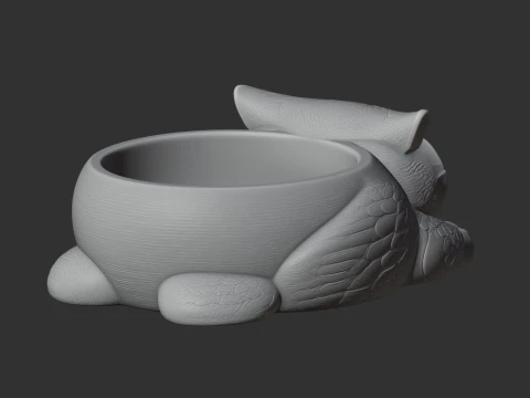 Owl Bowl 3D Model