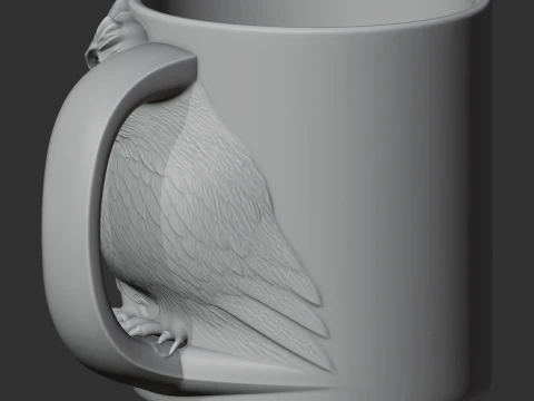Owl Mug 3D Model
