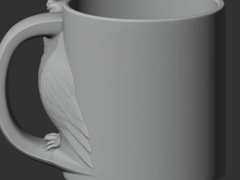 Owl Mug 3D Model
