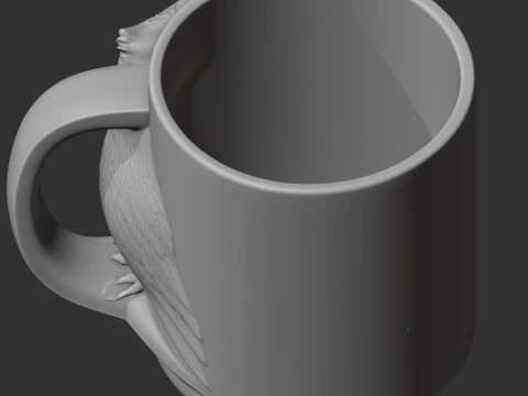 Owl Mug 3D Model