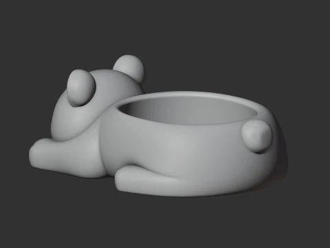 Panda Bowl 3D Model