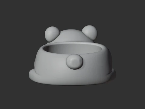 Panda Bowl 3D Model