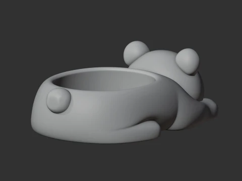 Panda Bowl 3D Model