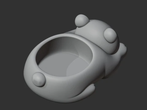 Panda Bowl 3D Model