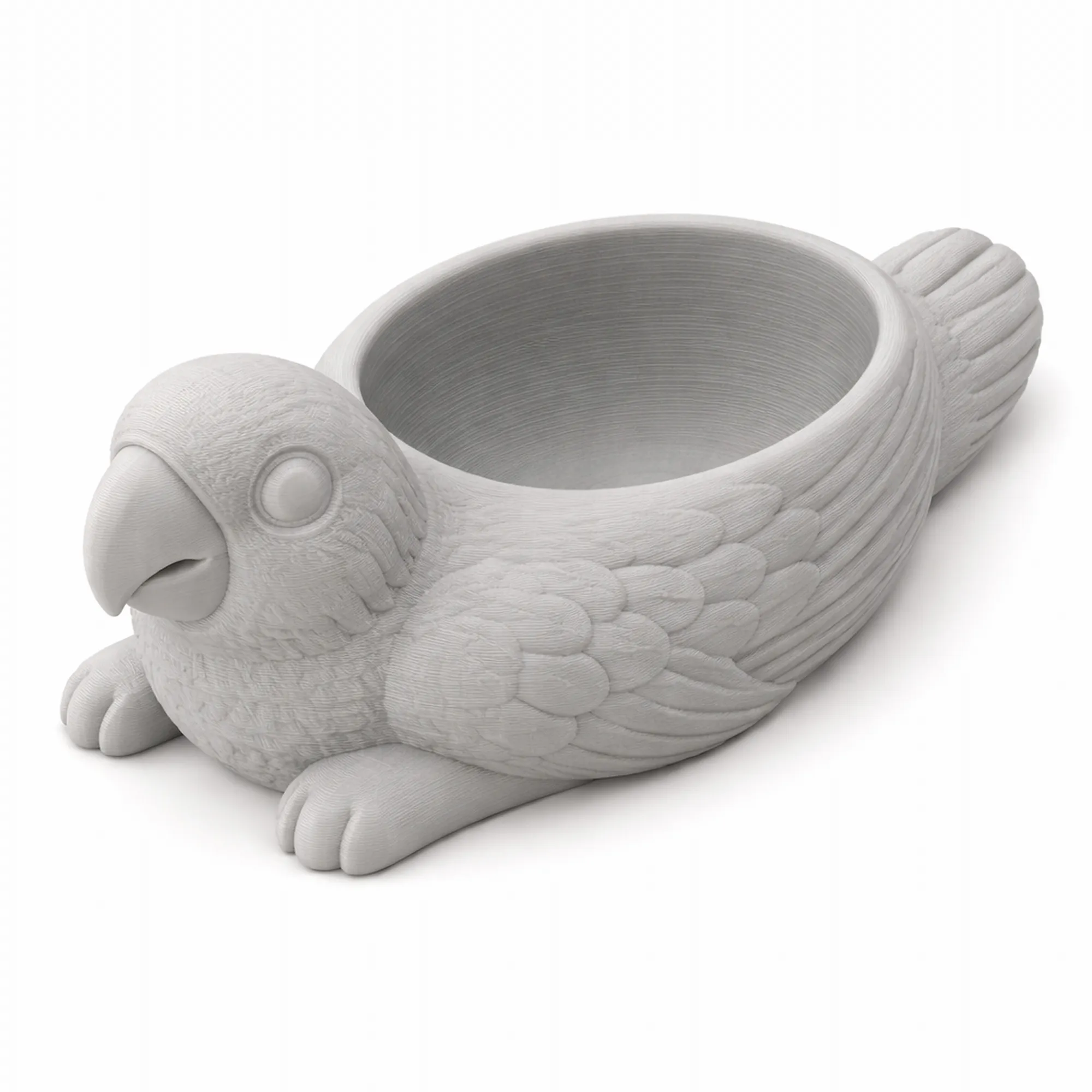 Parrot Bowl 3D Model .c4d .max .obj .3ds .fbx .stl .blend 