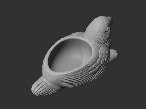 Parrot Bowl 3D Model