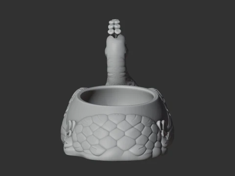 Peacock Bowl 3D Model