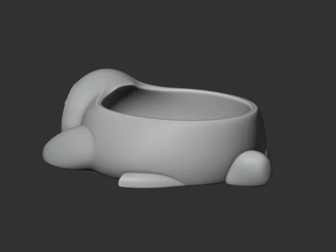 Penguin Bowl 3D Model