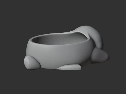 Penguin Bowl 3D Model