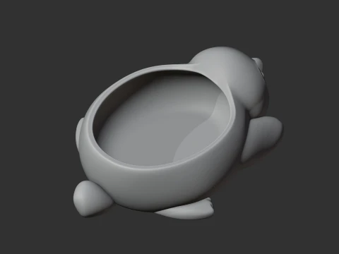 Penguin Bowl 3D Model