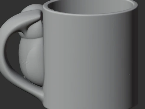 Penguin Mug 3D Model