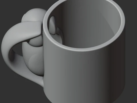 Penguin Mug 3D Model