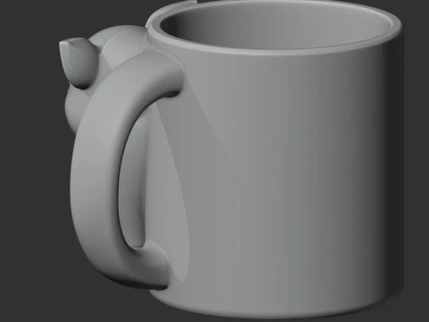 Pig Mug 3D Model