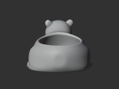 Polar Bear Bowl 3D Model