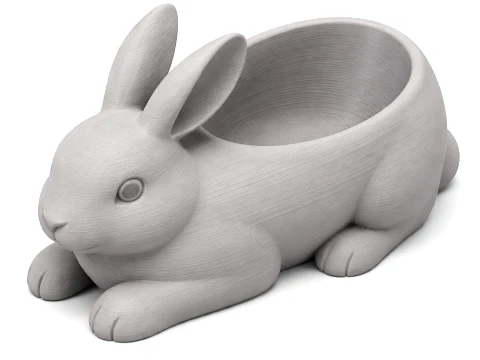 Rabbit Bowl 3D Model