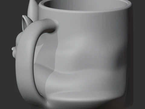 Rabbit Mug 3D Model