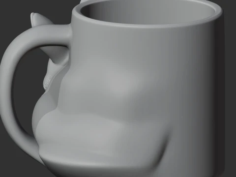 Rabbit Mug 3D Model
