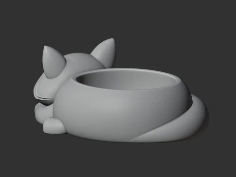 Raccoon Bowl 3D Model