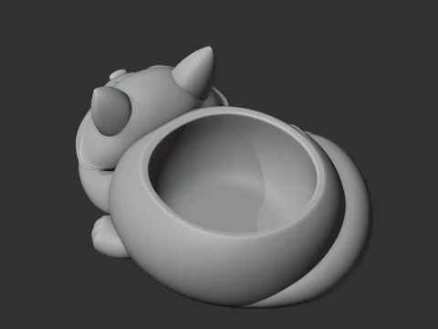 Raccoon Bowl 3D Model