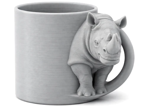 Rhinoceros Mug 3D 모델