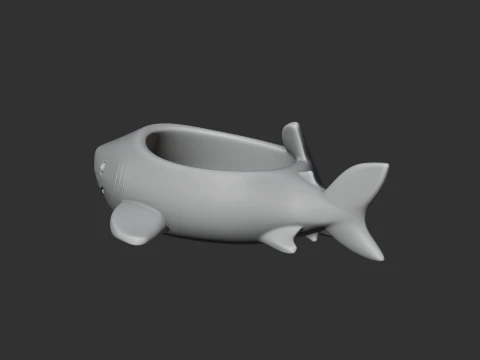 Shark Bowl 3D Model