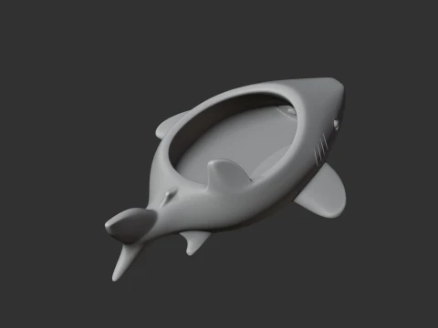 Shark Bowl 3D Model