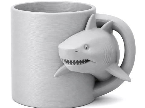 Shark Mug 3Dモデル