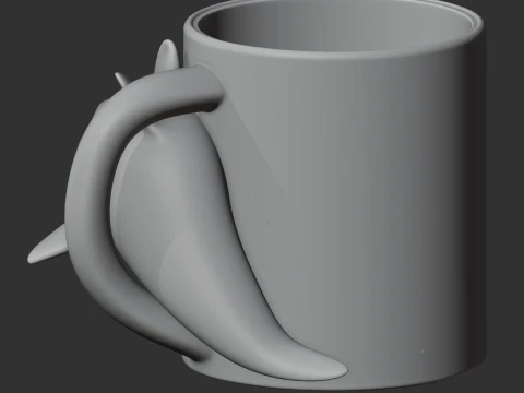 Shark Mug 3D Model