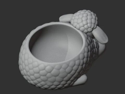 Sheep Bowl 3D Model