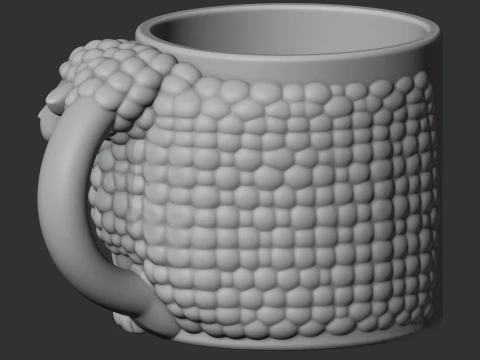 Sheep Mug 3D Model