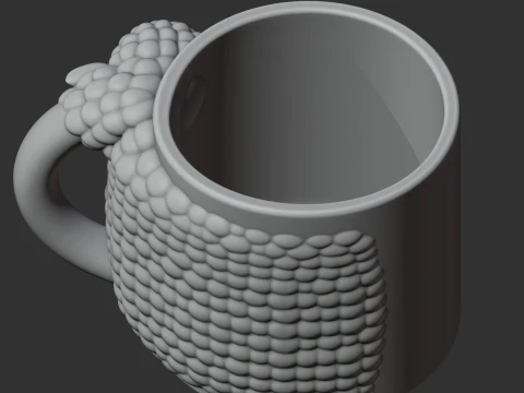 Sheep Mug 3D Model
