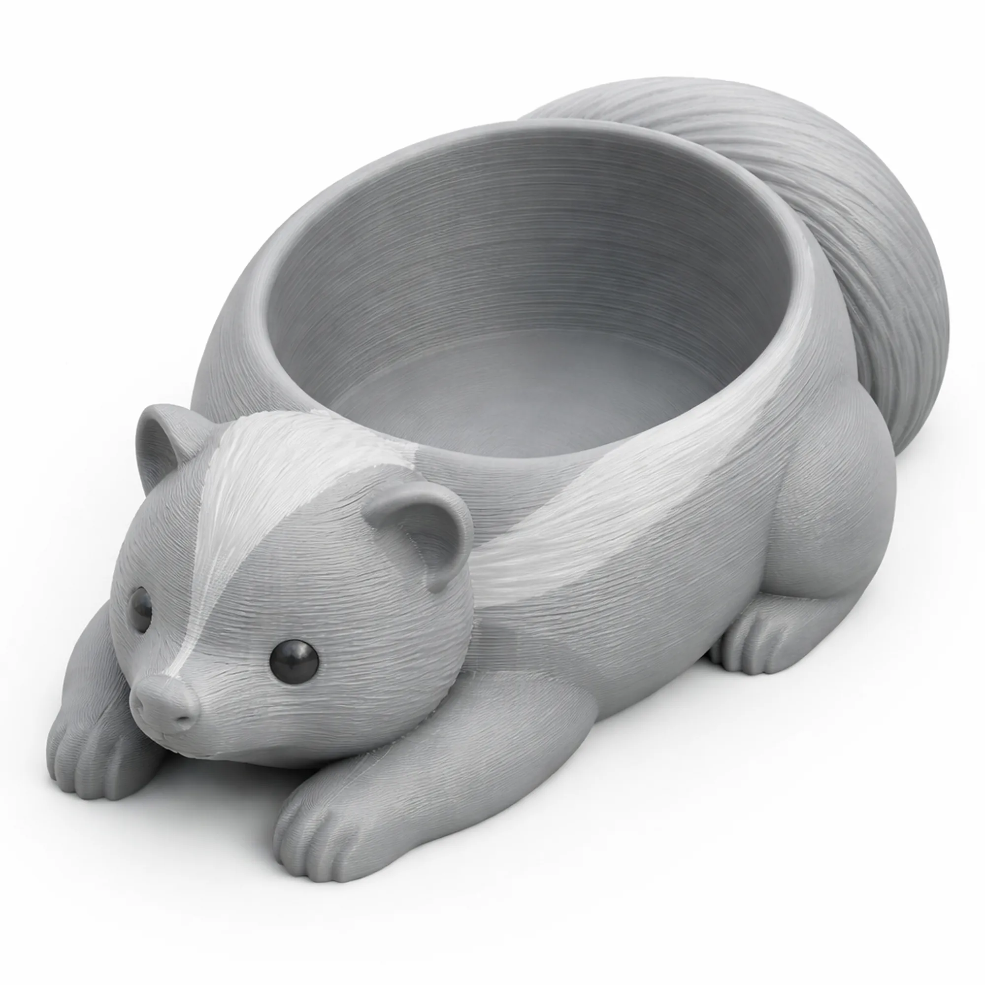 Skunk Bowl 3D Model .c4d .max .obj .3ds .fbx .stl .blend 