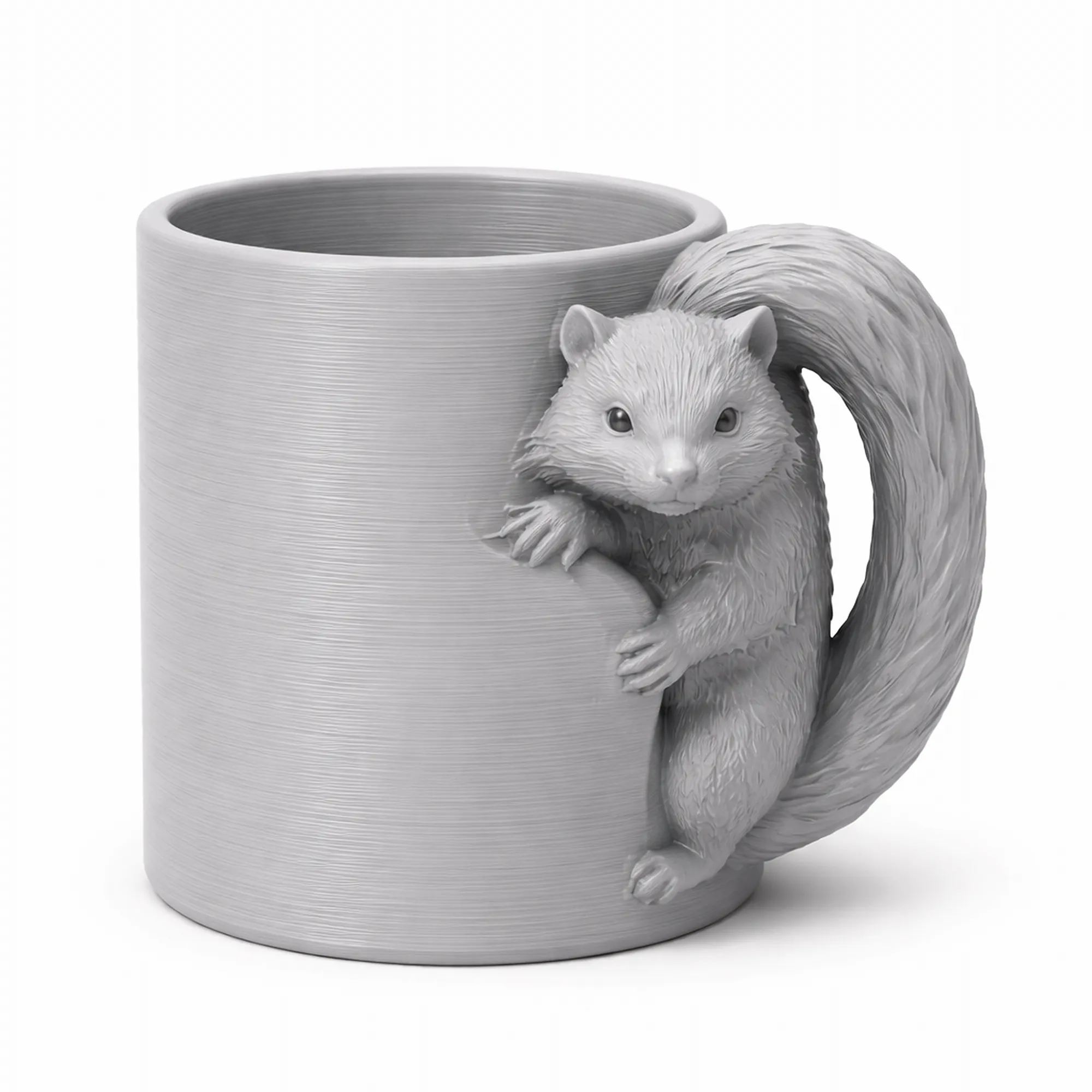 Skunk Mug 3D Model .c4d .max .obj .3ds .fbx .stl .blend 