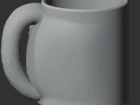 Skunk Mug 3D Model