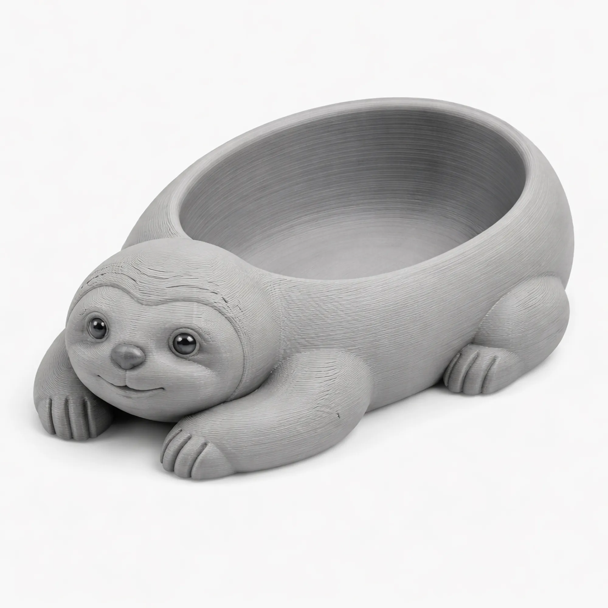 Sloth Bowl 3D Model .c4d .max .obj .3ds .fbx .stl .blend 