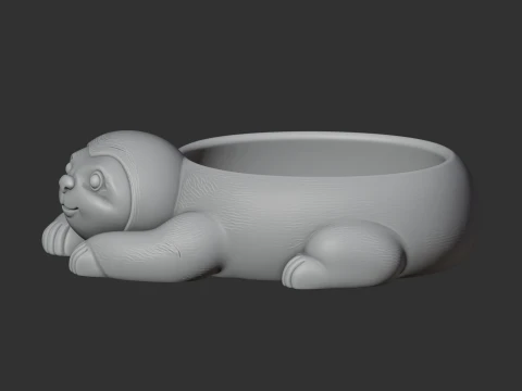 Sloth Bowl 3D Model