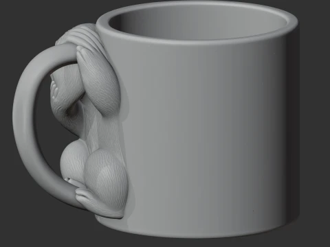 Sloth Mug 3D Model