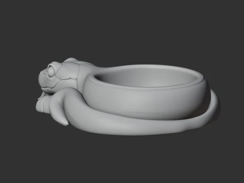 Snake Bowl 3D Model