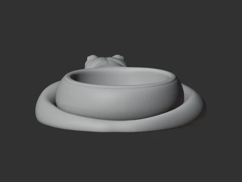 Snake Bowl 3D Model