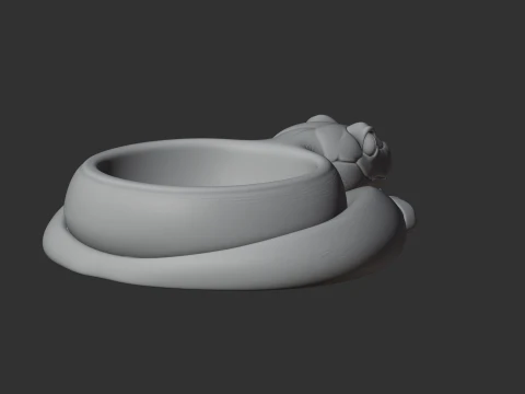 Snake Bowl 3D Model