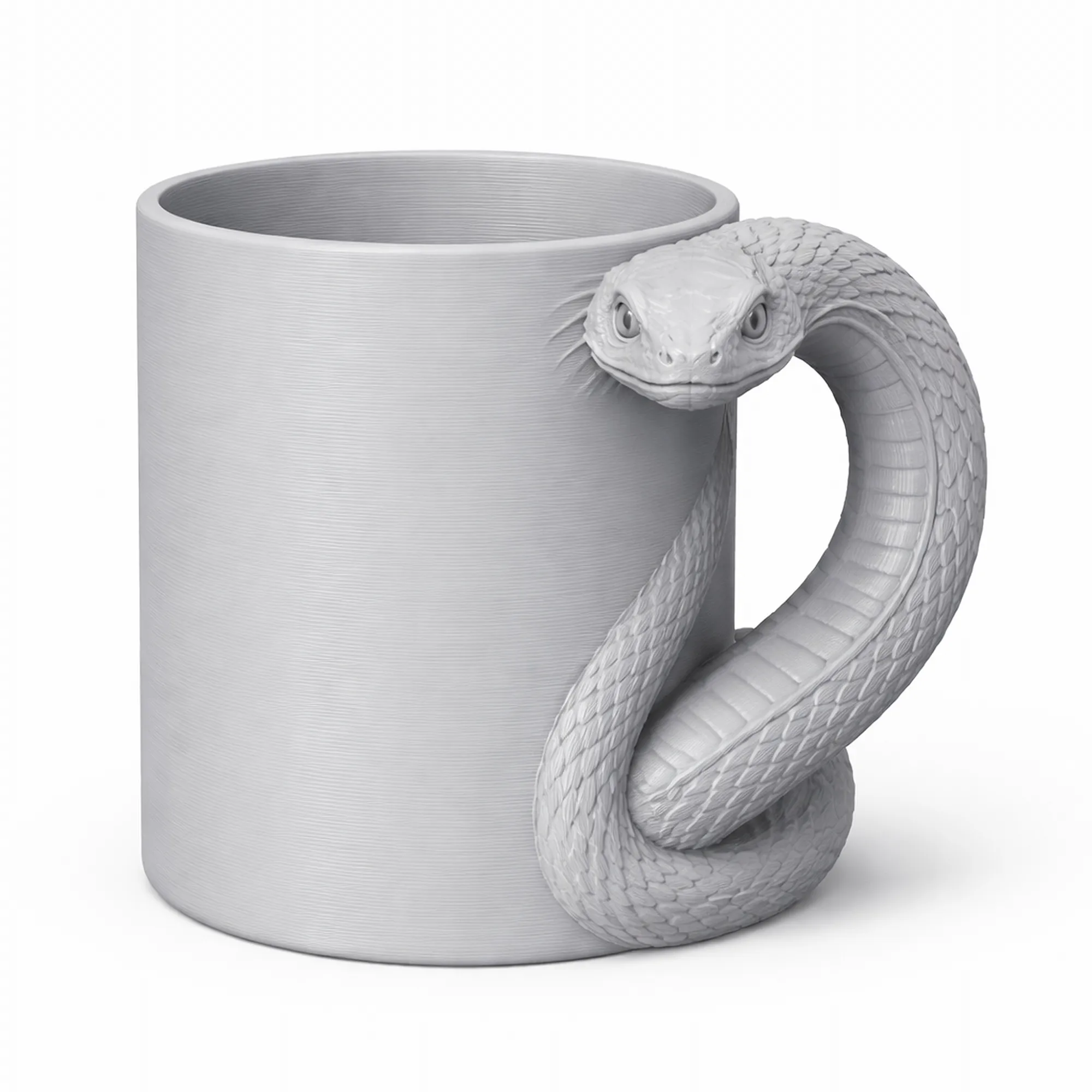 Snake Mug 3D Model .c4d .max .obj .3ds .fbx .stl .blend 