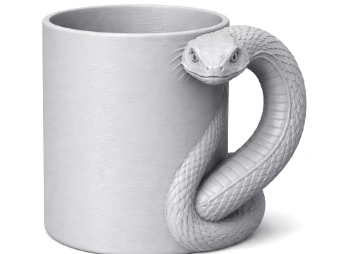Snake Mug 3D Modell